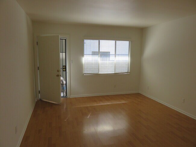 Renovated interior with hardwood floors